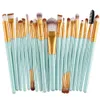 20 pcs conjunto de pincéis de sombra para o Rosto sobrancelha lábios 22 cores disponíveis ferramentas de maquiagem acessórios DHL livre Make up Brush Kit BR031