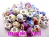 100pcsLot mixed Fashion Round Porcelain Big Hole Beads for Jewelry Making DIY Beads for Bracelet Whole in Bulk Low 7246342