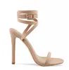 2018 Cross-Strap Women Heeled Sandals Bandage Rhinestone Ankle Strap Pumps Super High Heels Square Heels Lady Shoes Thin Heels