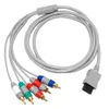 Komponent AV -kabel 5 RCA Video Stereo Audio A/V -sladdtråd till HDTV för Wii Wiiu DHL FedEx Ups gratis frakt