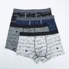 DO DO MIAN Men Underwear Boxer Cotton Short Boxer Men Soft Breathable Trunks Plus Size High Quality Boys Panties 4pcs\lot