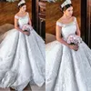 2019 Luxury Expensive Ball Gown Wedding Dresses Sheer Scoop Neck Off the Shoulder Exquisite Appliques Puffy Bridal Gown Free Petticoat