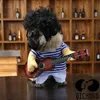 Nowa Gorąca Sprzedaż Pet Dog Gitarzysta Odzież śmieszne Gitara Kostium Pet Dog Cat Funny Play Guitar Odzież