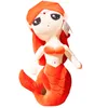 DorimyTrader Büyük Güzel Karikatür Güzellik Mermaid Peluş Bebek Moda Dolması Yumuşak Deniz-Hizmetçi Oyuncak Yastık Kız Mevcut 31 inç 80 cm DY60234