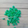 100pcs/lot 6colors 고무 T 그로밋 문신 기계 바늘 바늘 고무 그로밋 젖꼭지