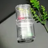 Doppeldecker Acrylkessel Großhandel Bongs Ölbrenner Rohre Wasserpfeifen Glaspfeife Bohrinseln Rauchen