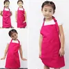 Cute Kids Aprons Pocket Craft Cooking Baking Art Painting Kitchen Dining Bib Child Aprons Fits 36 Yr Olds 10 colors White Black B1628949