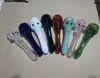 New color skull and bone glass pipe