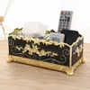 Acrylic Tissue Box Paper Rack Office Luxury Table Accessories Home Office KTV Hotel Car Facial Case Holder Party Living Room Decoration