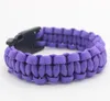 Mélange de couleurs de mode Corde Corde Paracord Boucle Bracelets Bracelets Militaires Sport Gadgets de Survie en Plein Air pour Voyage Camping Randonnée256M