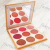 Clover kein Logo Rouge Palette Serie 9 Farben matt Schimmer Kombination Kosmetik-Team drucken Sie Ihr eigenes Logo