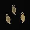 133pcs çinko alaşım takılar antika bronz kaplama ağaç yaprağı takılar için mücevher yapmak DIY el yapımı kolyeler 24*10mm