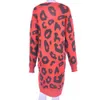 ISHOWTIENDA Strickjacke Weibliche Pullover 2018 Lange Plus Größe Strickjacke Pullover Casual Leopard print Mantel Frauen Sueter Mujer