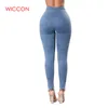 Plissee Design Frauen Jeans Hosen Hohe Taille Dünne Lange Jeans Weibliche Elastische Taille Bleistift Hosen Kausalen Hüfte Damen XXL3274481