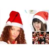 Santa Claus Hat Red Christmas Cosplay Hats Adults Kids Christmas Party Xmas Dress Up Caps DHL FREE