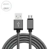 Câble USB Câbles Micro Usb TYPE-C 3FT 6FT 9FT Nylon Tressé Data Sync Câble de charge rapide Câble pour Samsung LG Android Smartphone