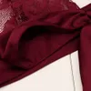 Gorąca sprzedaż Kobiety Babydoll Sexy Bielizna Koronki Kwiaty Bandaż Bow Push Up Top Bra Pants Bielizna Ustaw krocza