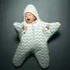 Nuovo arrivo Cute Starfish Baby Sacco a pelo Inverno Baby Sleep Sacco Coperta per bambini calda Swaddle Sleepsacks