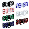 Modern Digital Wall Clocks LED Table Clock Colorful Watches 24 or 12-Hour Display Alarm Snooze Alarm Clock Home Room Decor Free shipping