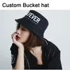 bordado personalizado de sombrero de cubo