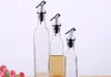 Bouteilles de vinaigre de sauce domestique transparentes avec couvercles, bouteille d'huile en verre, outils de cuisine anti-poussière faciles à nettoyer 3 2yt3 BB