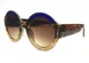 New fashion women brands lunettes de soleil 0084S 6 couleurs cadre brillant cristal design rond cadre dame chaude lunettes avec logo original et étui