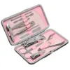 24pcs Manicure Conjunto de tesoura Pedicure Cuticle Cutticle Feol Pick Kit de Clipper de Anteço Aço Anterior Cuidado com UNIF Manicure Set2939786