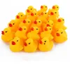 Mini canard de bain en caoutchouc Pvc avec son, canard flottant, jouet d'eau de bain pour bébé, pour la natation, cadeau de plage pour Kid8372596