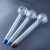 Handcraft Glass Oil Burner Pipe Mini Smoking Hand Pipes Thick Colorful Glass Pipe For Dab Rig Bongs