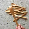 100 Pieces Small Bamboo Spoon 13 5cm Natural Spoons Durable for Cafe Coffee Tea Honey Sugar Salt Jam Mustard Ice Cream Handmade Ut264f