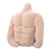 Dorimytrader Creative Boyfriend Muscle Plush Pillow Big Stuffed Soft Realistic Chest Muscles Cushion Toy for Gf Gift 65x40cm DY50226