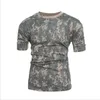 T-shirt mimetica militare tattica da uomo T-shirt da combattimento dell'esercito americano ad asciugatura rapida traspirante T-shirt Outwear