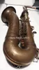 MARGEWATE Merk Kwaliteit BB tenor Messing Saxofoon Professionele Muziekinstrumenten Antieke koperen Pearl-knop met mondstuk