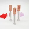 5.5ml lip gloss tubes,Rose Gold Cap,Cylinder Lip stick packing container,Empty DIY lip balm bottle fast shipping SN1735