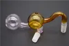 9mm / 14mm / 18mm masculin coloré tabagiste bol adaptateur pour tuyaux d'eau en herbes bols en verre pour bangs d'eau fumant bol d'eau en verre épais