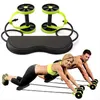 Nuova attrezzatura per esercizi muscolari Attrezzatura per il fitness a casa Doppia ruota Ruota addominale Ab Roller Gym Roller Trainer Training4320728