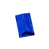 DHL 2500 Pcs/Lot Livraison Gratuite Plusieurs Tailles Bleu Sac D'emballage Alimentaire Recyclable Thermoscellage Open Top Feuille D'aluminium Pochettes D'emballage