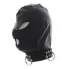 Bondage Faux Leer Open Ogen Mond Ademend Hoofd Hood Mask Masker Restriant RoleplayCoStum Sex Toy # R78