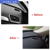 Dashboard Air Conditioner Outlet Frame Decoratief voor Audi Q3 2013-16 Auto Cover Trim Strip Carbon Fiber Accessoires