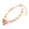 The latest fashion design natural freshwater oval pearl bracelet 12pcs 6-8mm pearl composition