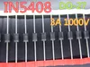 100 pcs/lot Diode redresseur IN5408 DO-27 3A 1000 V en stock