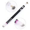 Ny Nail Art Magnet Stick Dubbel Head Cat Eye Magnet Pen Blomma Line Strip Effect Nail Makeup