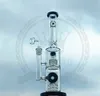 Bong alto Narghilè inebriante Glass Dab Rigs Bong con ciotola per pipa ad acqua Downstem diffusa da 18 mm