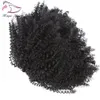 Afro Kinky Curly Ponytail för toppkvalitet för kvinnor naturligt svart remy hår 1 bit klipp i hästsvansar 100 mänskligt hår evermagiskt hår p6379374