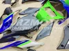 3 omaggi Carene complete per Yamaha YZF 1000-YZF-R1-15 YZF-R1-2015 Kit carenatura completa per moto Verde Blu I15