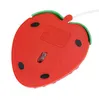 Adroit New Fashion Cute Red Strawberry Optical USB LED Wired Game Möss Mus för PC Bärbar dator Maj16 Drop Shipping