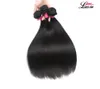 100 cheveux brésiliens vierges raides humaines 8a cheveux raides péruviens 3 ou 4 paquets non traités Inde coiffure humaine raide malaisienne4615495