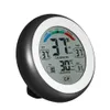 Ny digital termometer hygrometer praktisk temperaturmätare fuktighetsmätare klockvägg Max min Värde Trend Display C / FUNIT