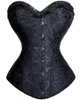 Bustiers Corsets S6XL Women039s Steampunk korse spiral çelik kemikli dantel yukarı seksi overstustik beyaz siyah bel cincher 6688082