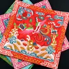 Embroidery Phoenix Chinese Cloth Placemats Dining Table Coffee Mat Satin Creative Square Pallet Mats Vintage Insulated Pad 26 x 26 cm